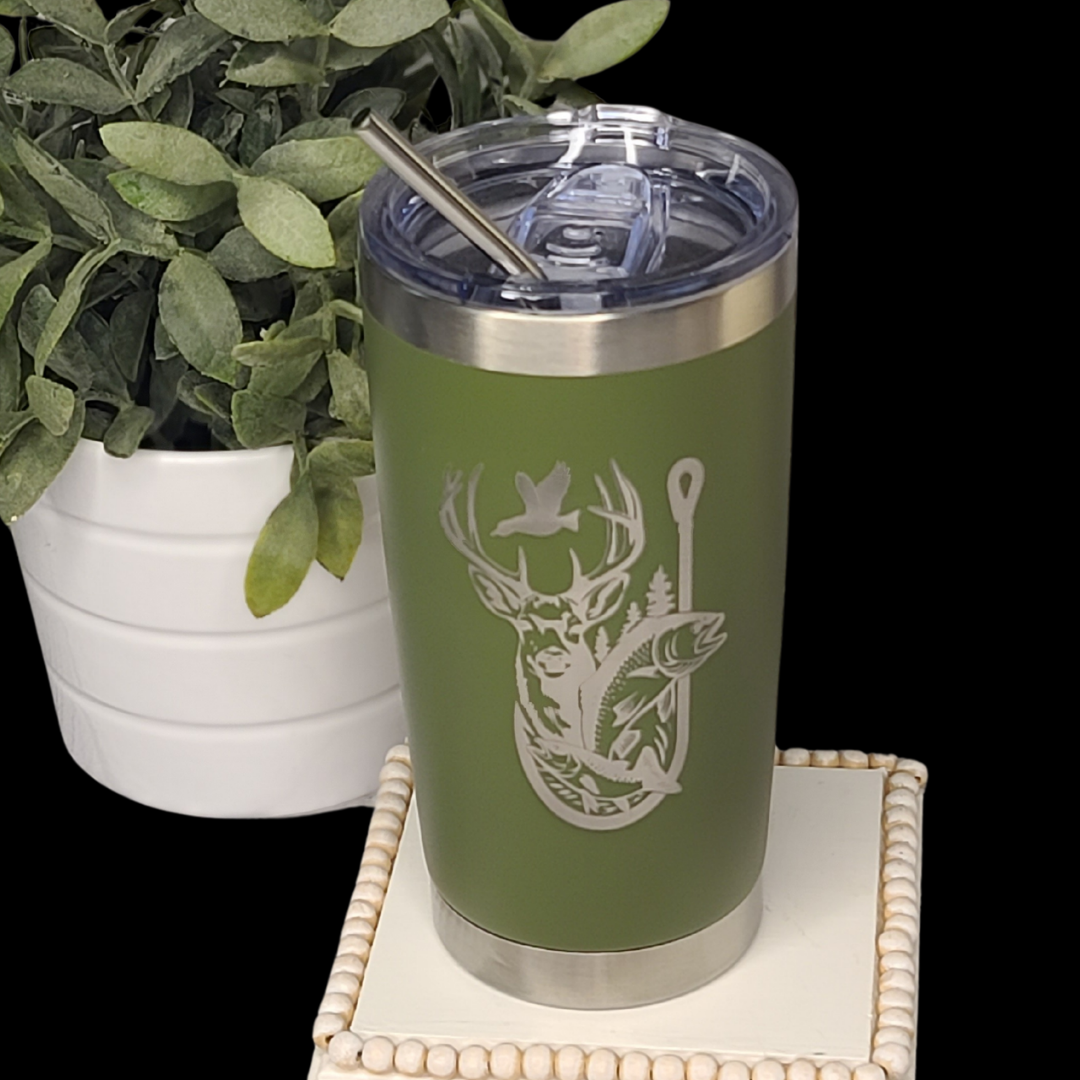 Outdoorsman Stainless Steel Tumbler