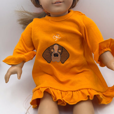 University of Tennessee American Girl Doll Dress