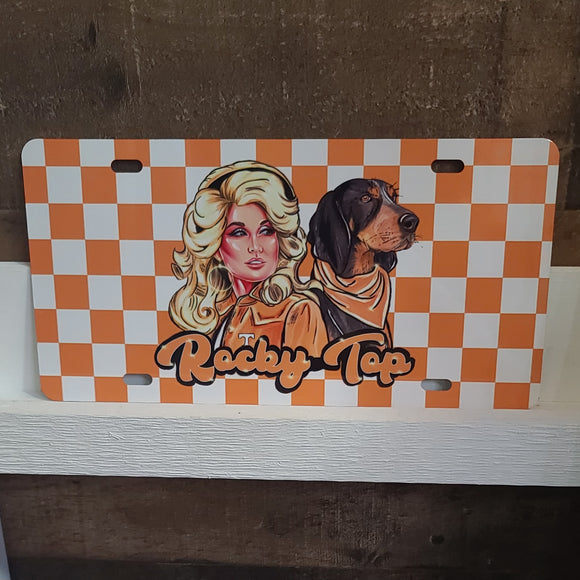 Rocky Top License Plate
