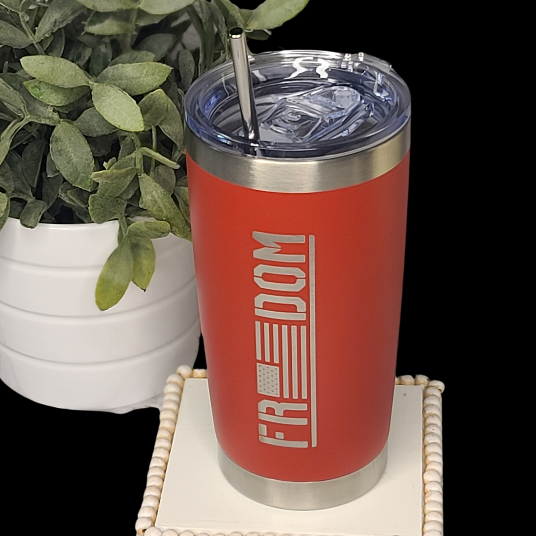 Patriotic Stainless Steel Tumbler