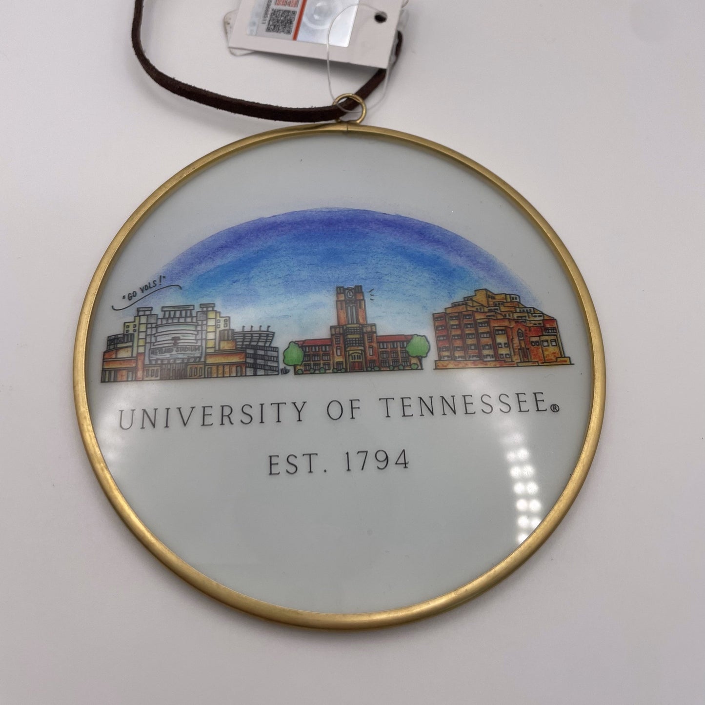 University of Tennessee Glass Ornament