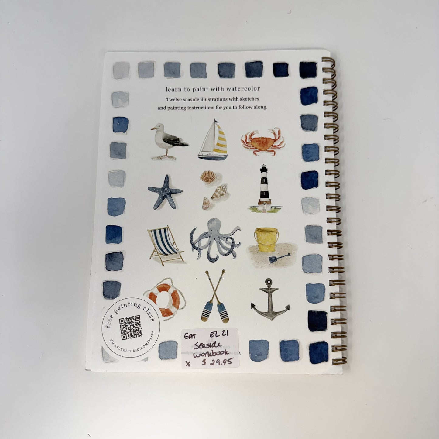 Seaside Watercolor Workbook