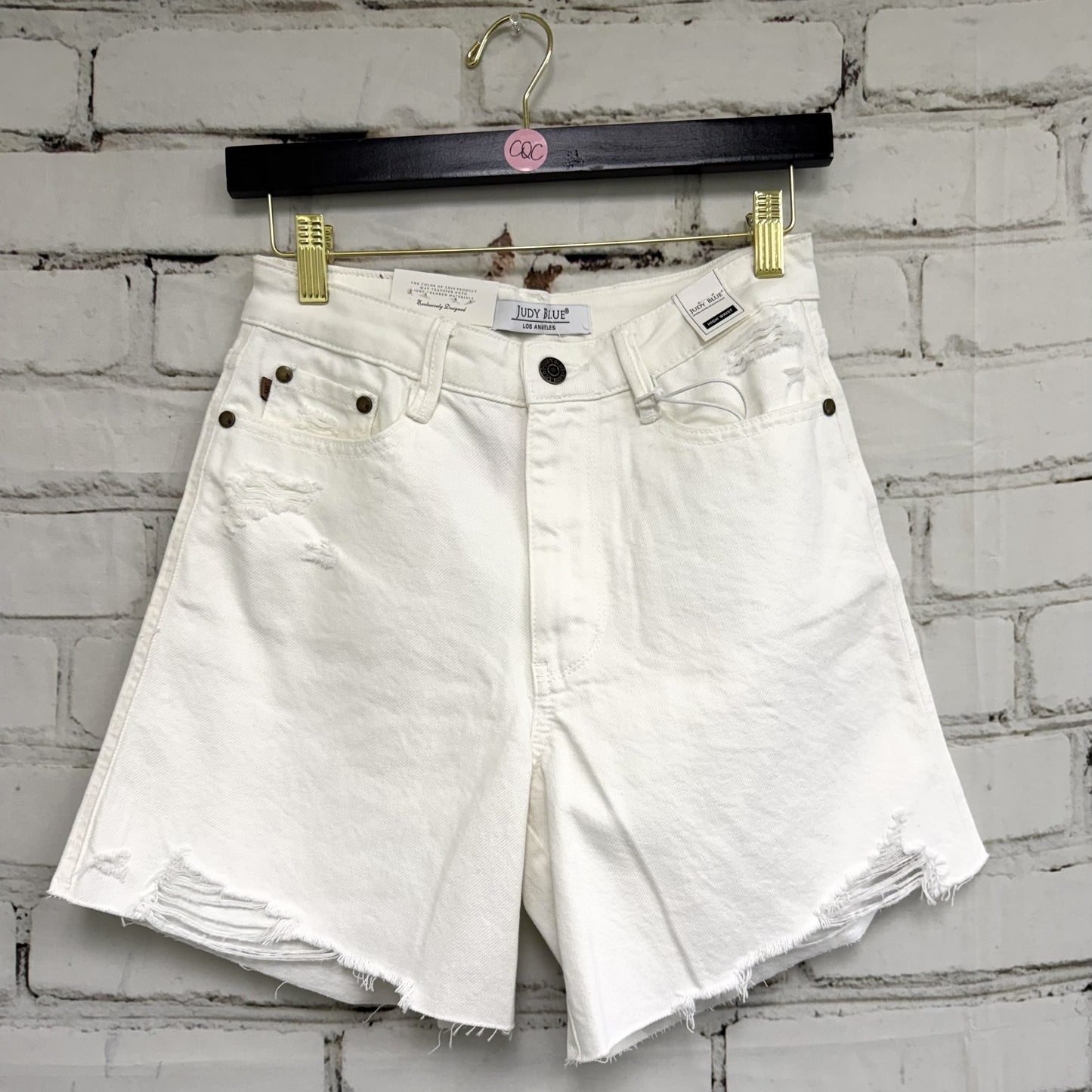 Judy Blue White Shorts