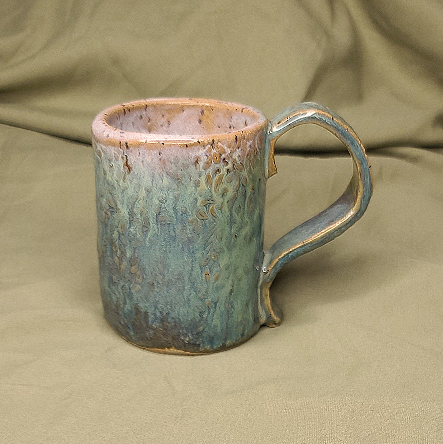 Green Textured Mug