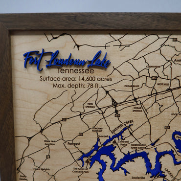 Fort Loudon Lake LED Map