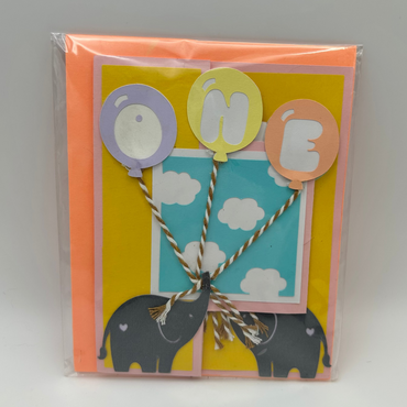 1st Birthday Pop-Up Card