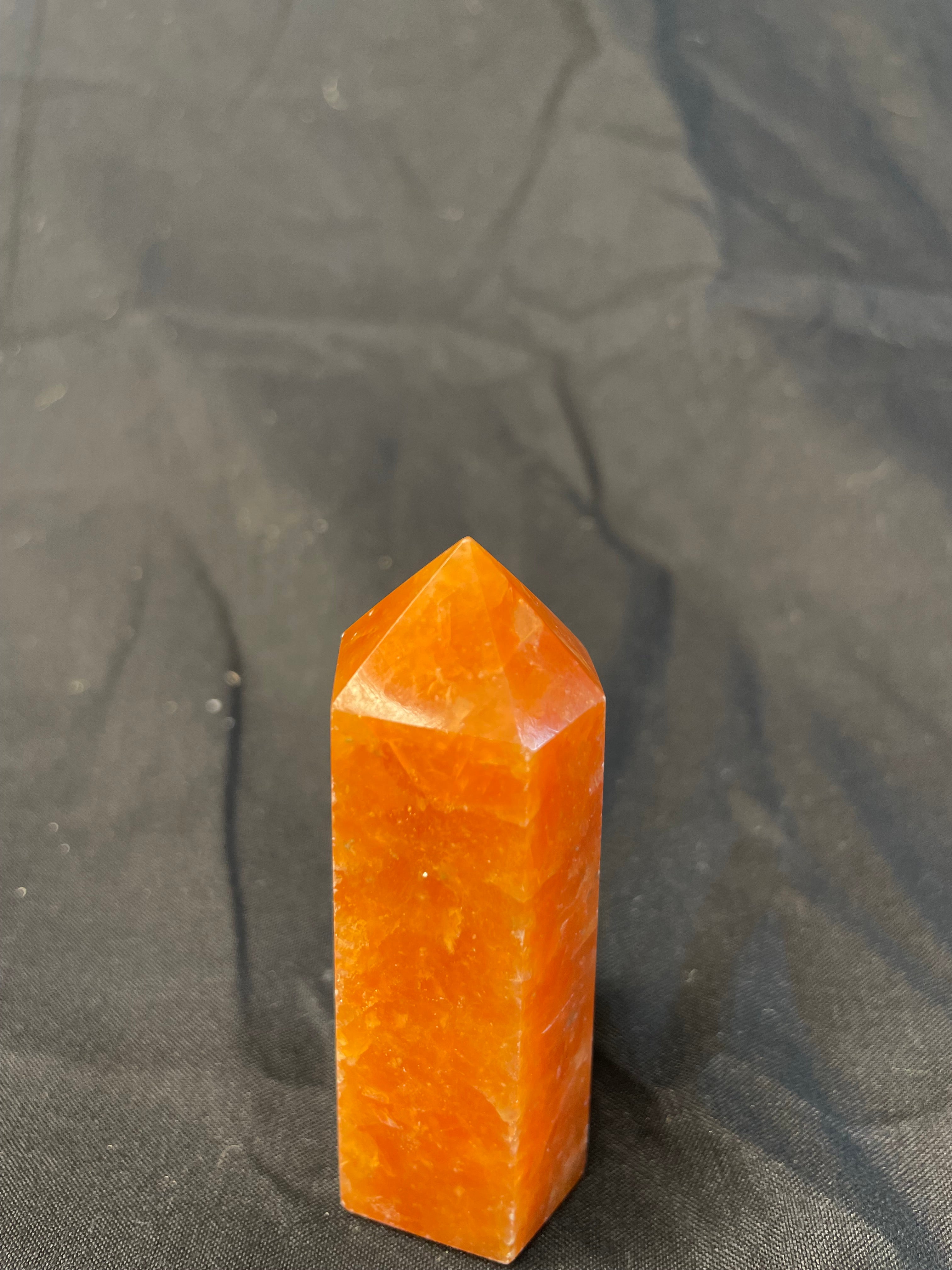 Orange Calcite Point