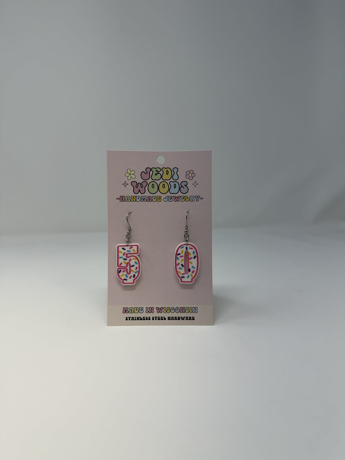 50th Birthday Earrings