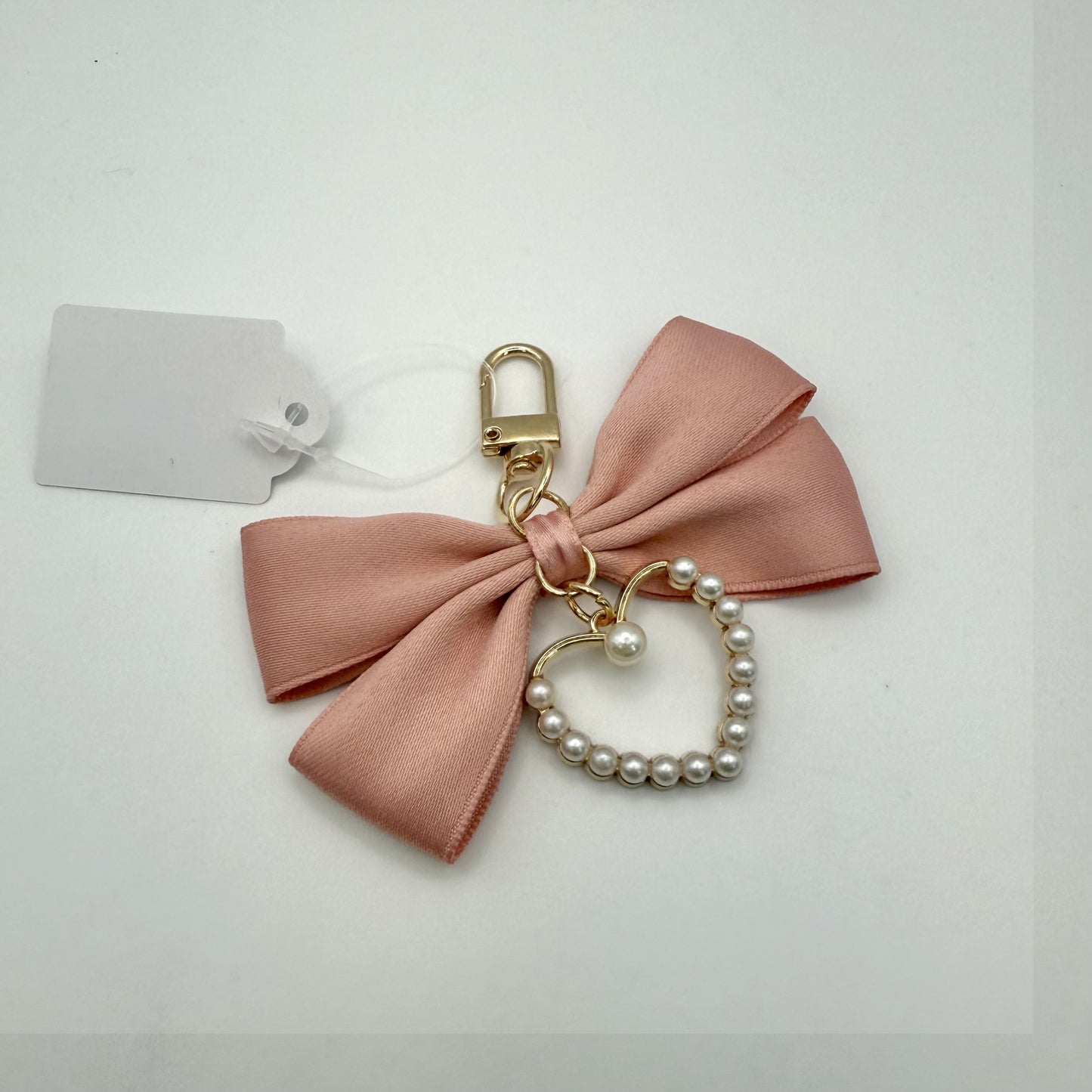 Pink Bow Bag Charm
