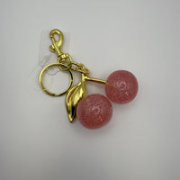Pink Cherry Bag Charm