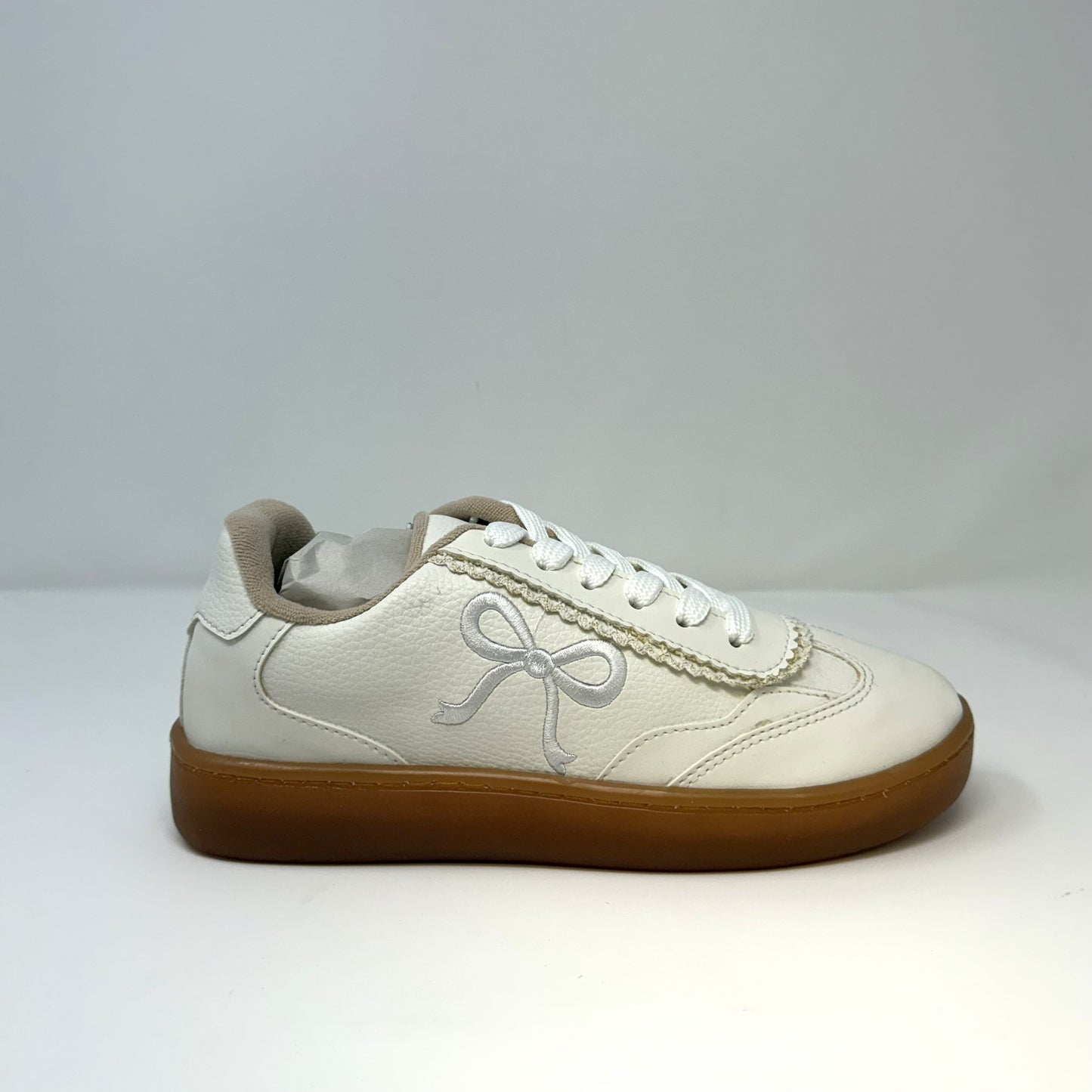 White Sneaker with Bow