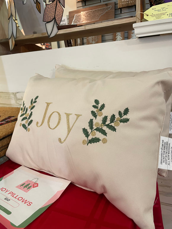 Joy Holiday Pillow
