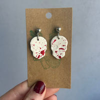 Spooky Skull Earrings