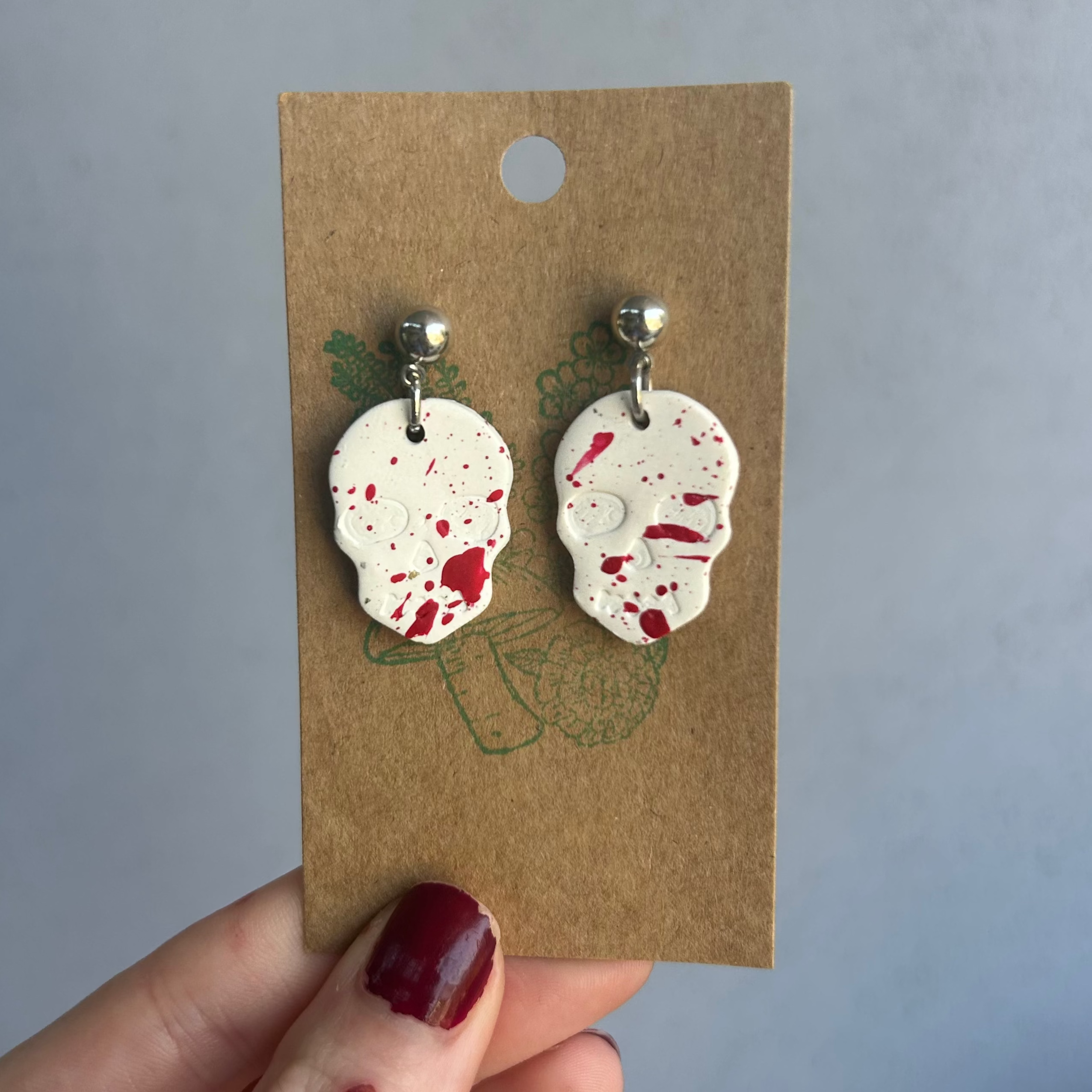 Spooky Skull Earrings