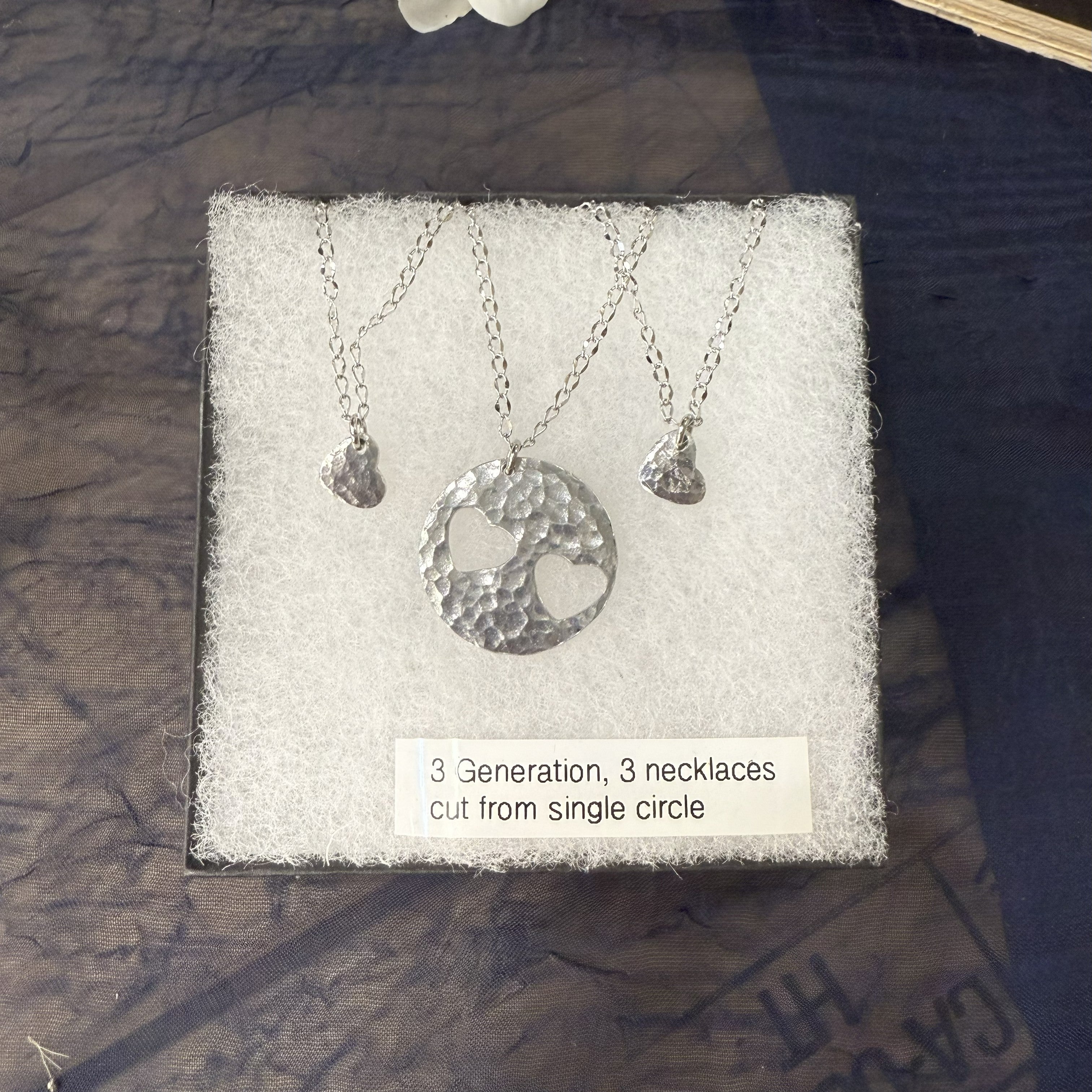 3 Generation Hearts Necklace's