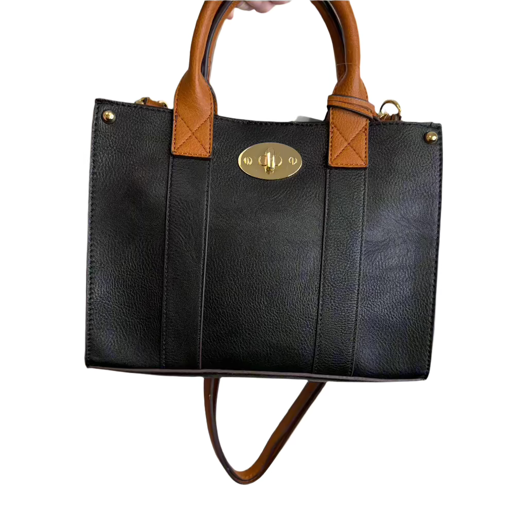 Black Leather Handbag