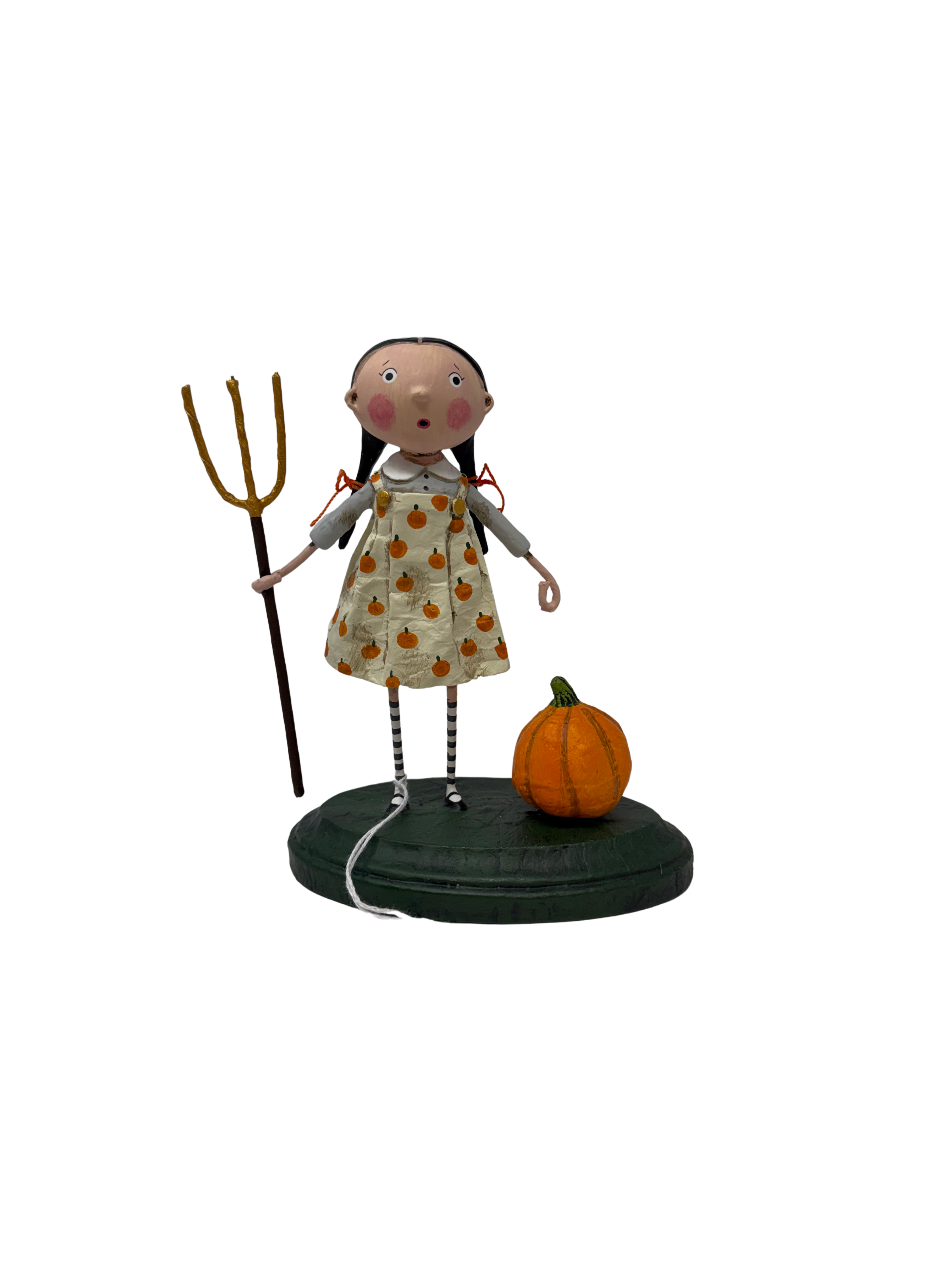 Lori Mitchell "Pru the Pumpkin Farmer" Figurine