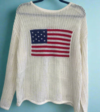 American Flag Sweater