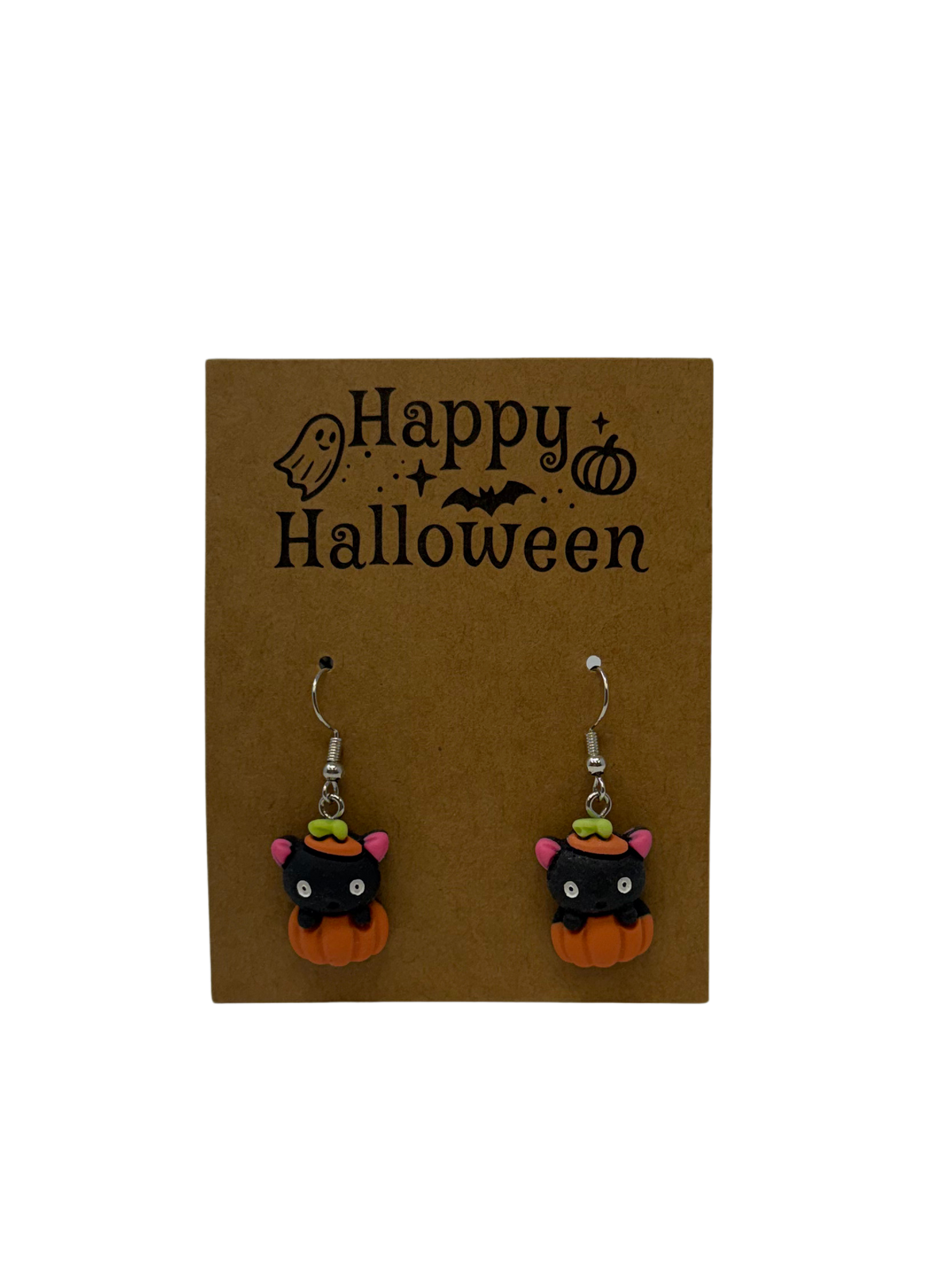 Dangle Cat Earrings