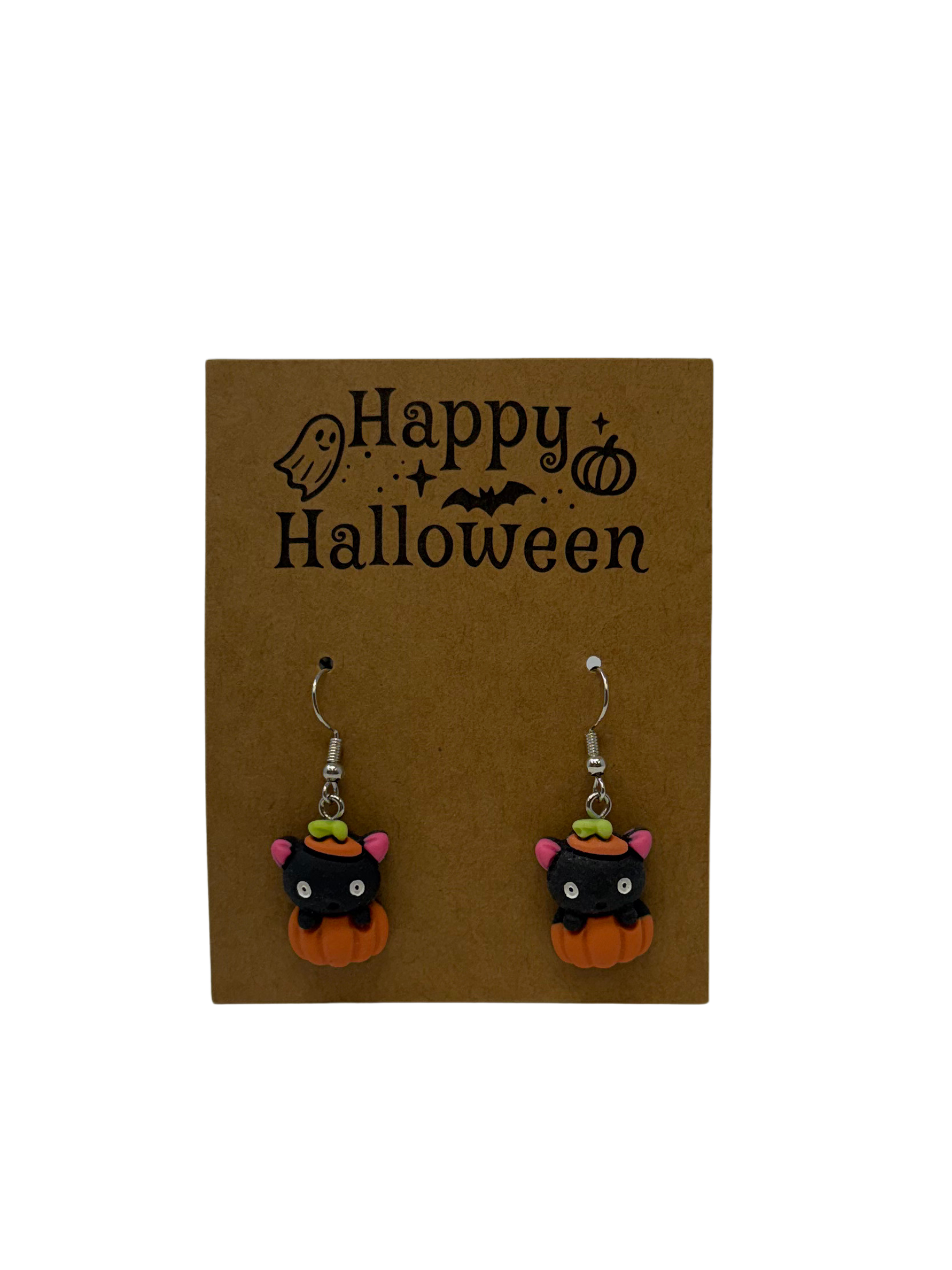 Dangle Cat Earrings