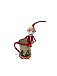 Lori Mitchell "Cocoa & Cookies Santa" Figurine
