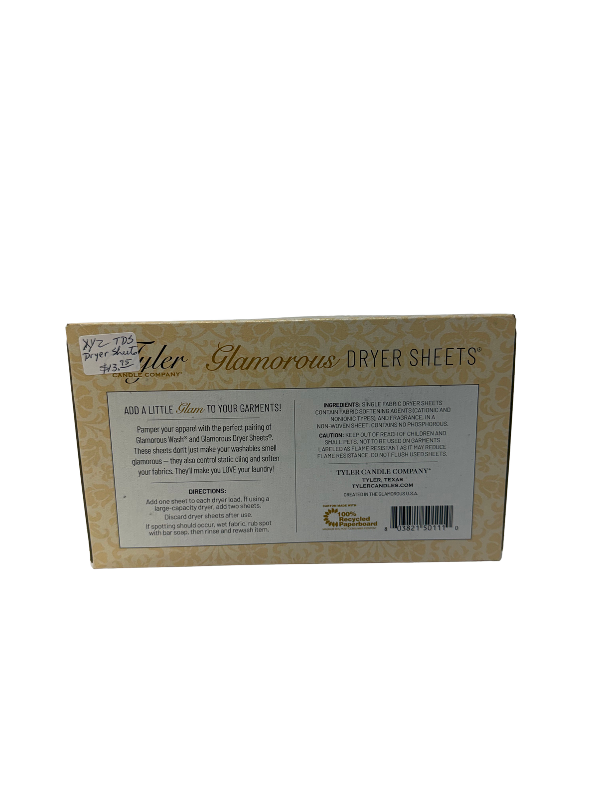 Glamorous Dryer Sheets