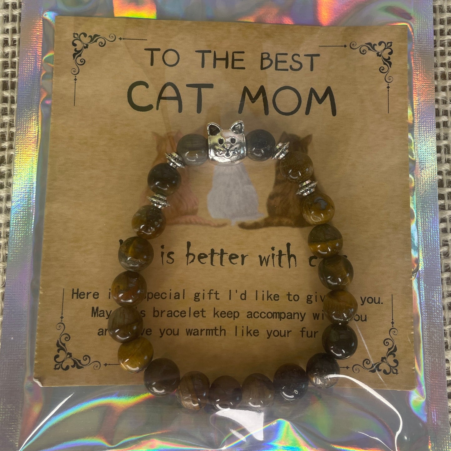 Cat Mom Bracelet