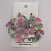 Palm Floral Waterproof Earrings