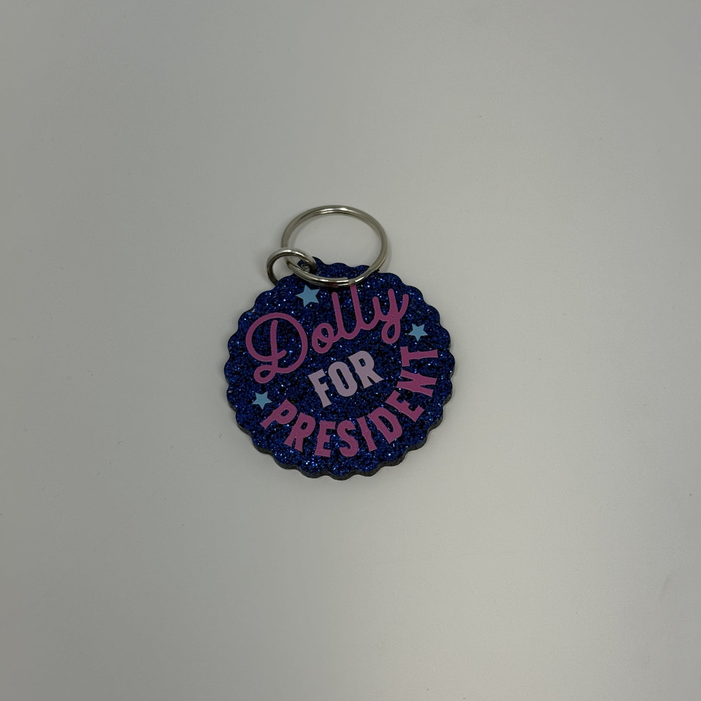 Dolly for President Keychain