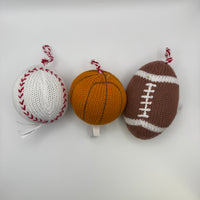 Sports Plush Baby Rattle