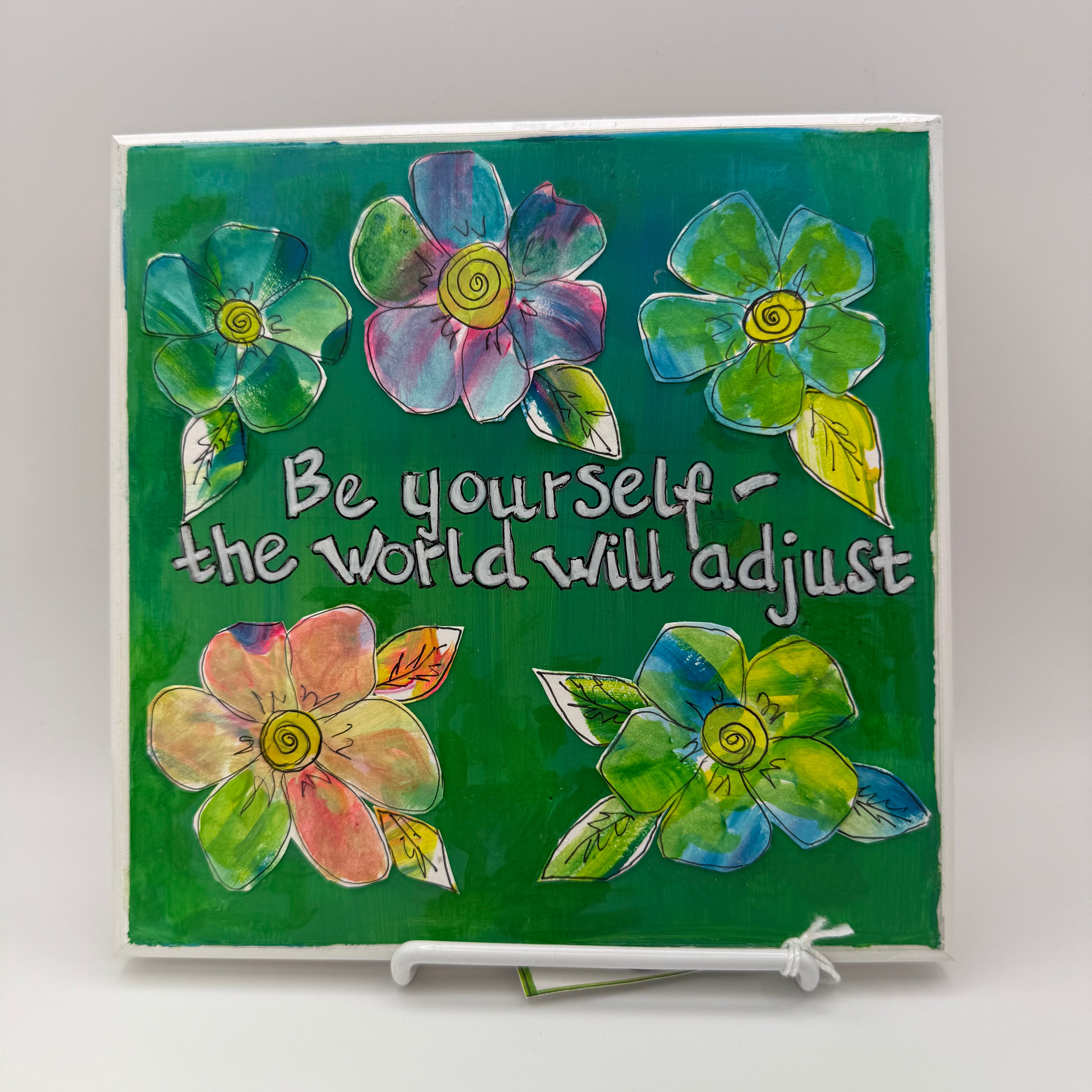 Painted Motivational Plaque