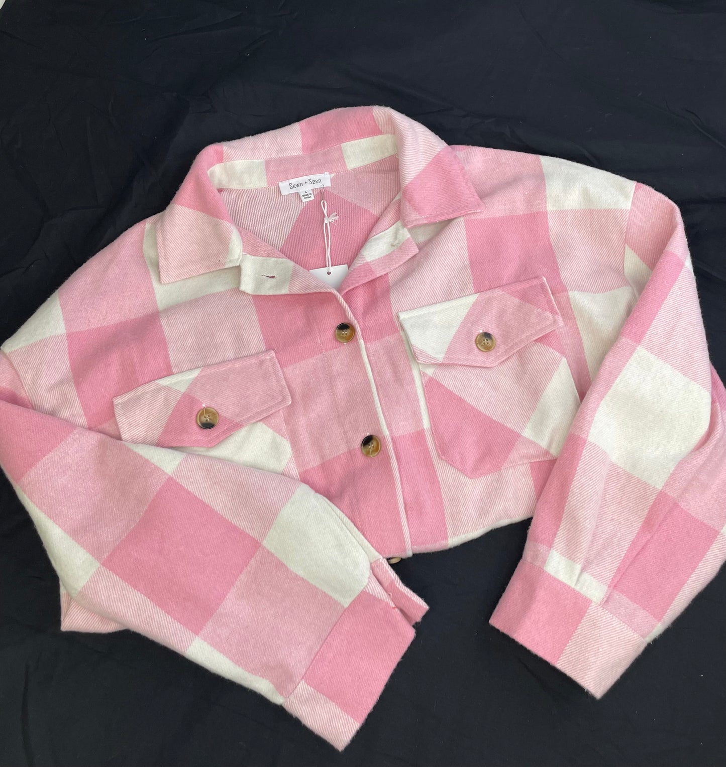 Pink Flannel Jacket