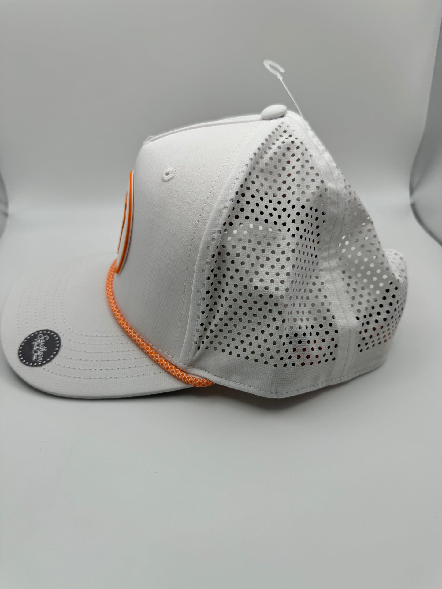 White Baseball Hat with UT Logo