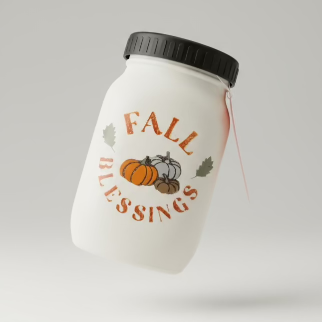 Fall-Themed 32oz Canisters