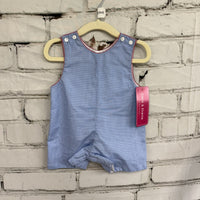 Claire and Charlie Red and Blue Children's Sunsuit
