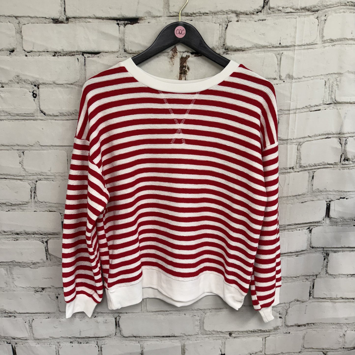 Zenana Striped Red and White Set