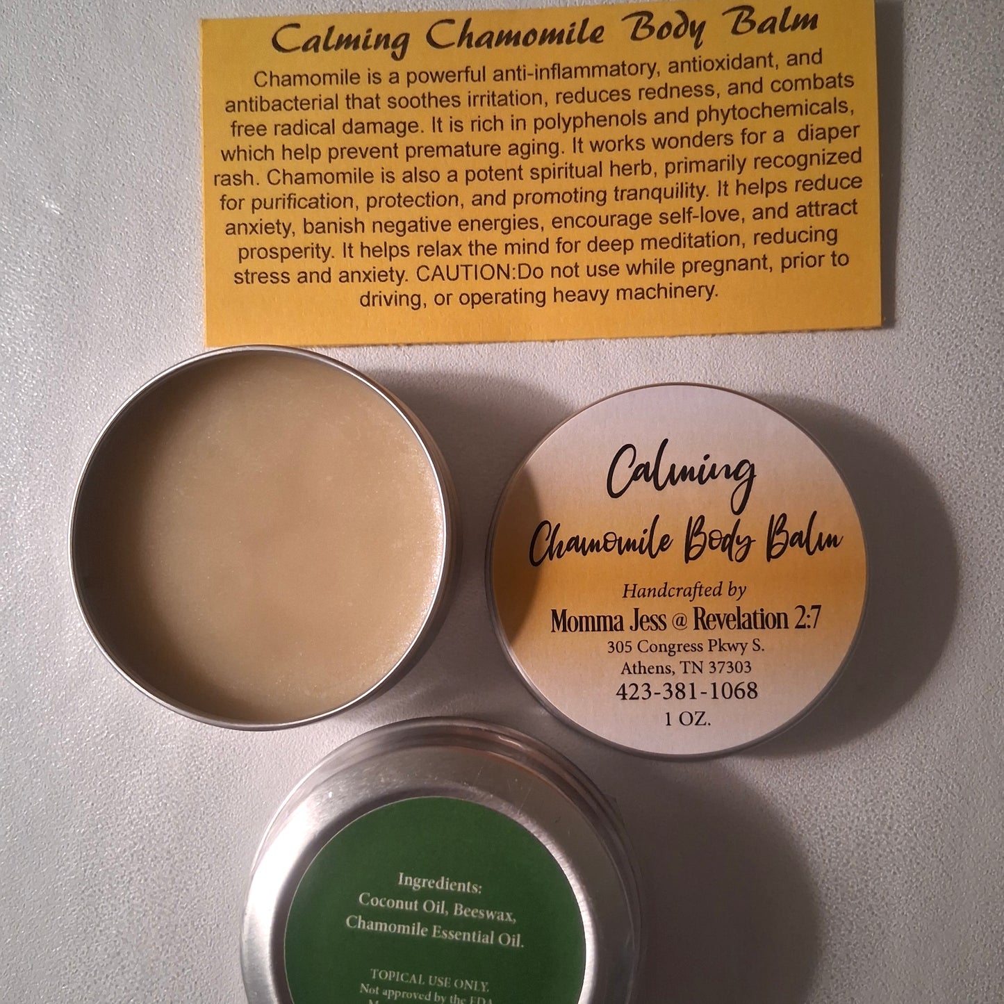 Calming Chamomile Body Balm