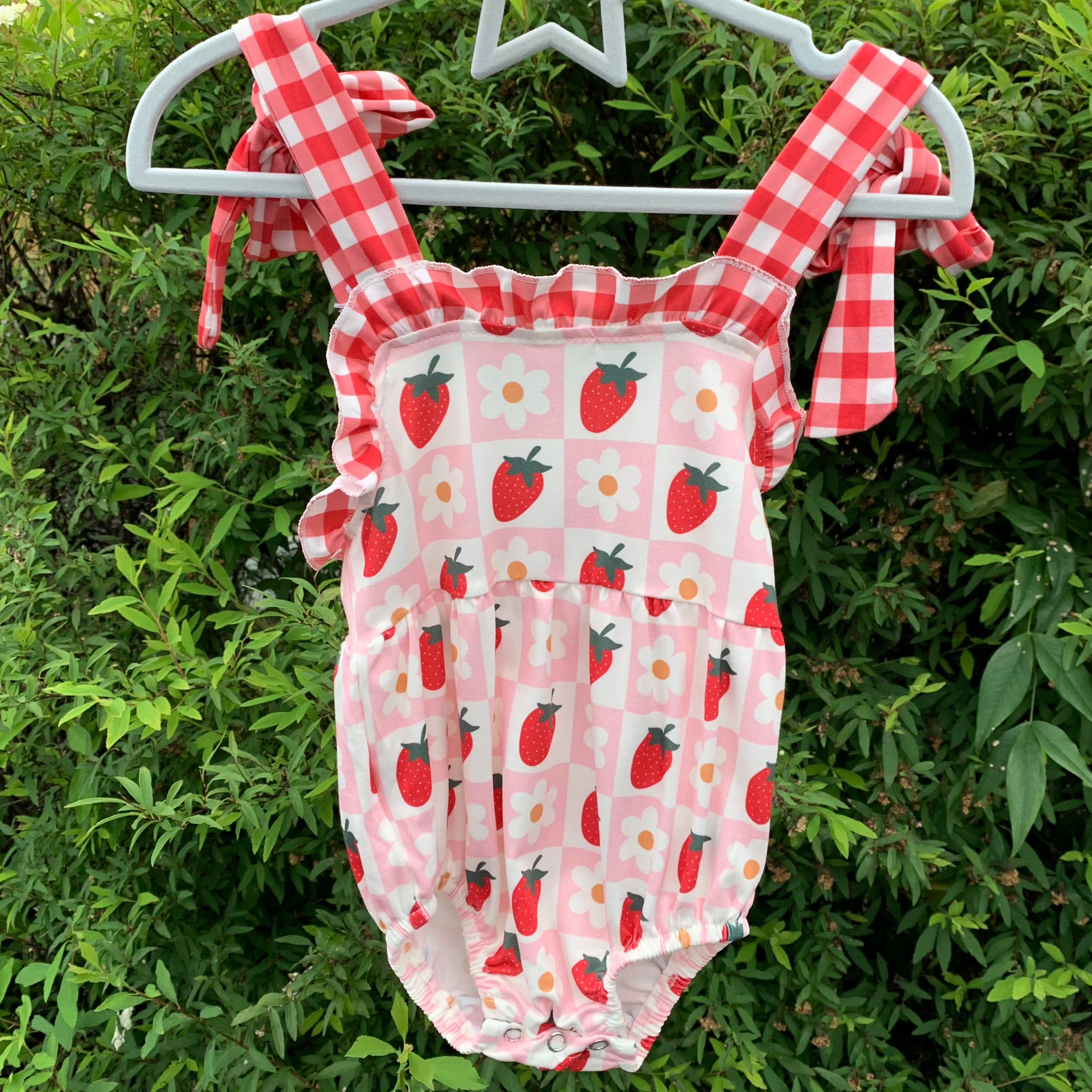Strawberry Baby Romper