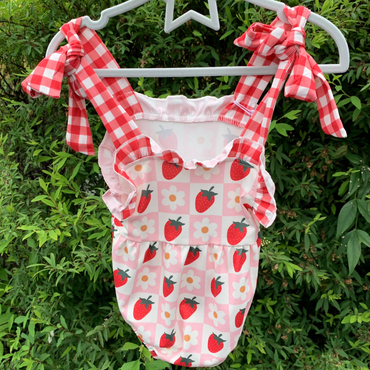 Strawberry Baby Romper
