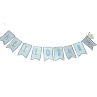 Hello Baby Felt Banner