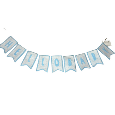 Hello Baby Felt Banner