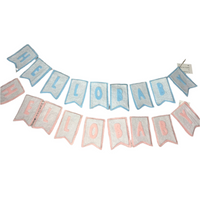 Hello Baby Felt Banner
