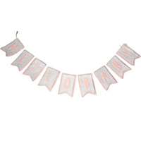 Hello Baby Felt Banner