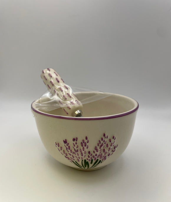 Lavender Bowl & Spreader