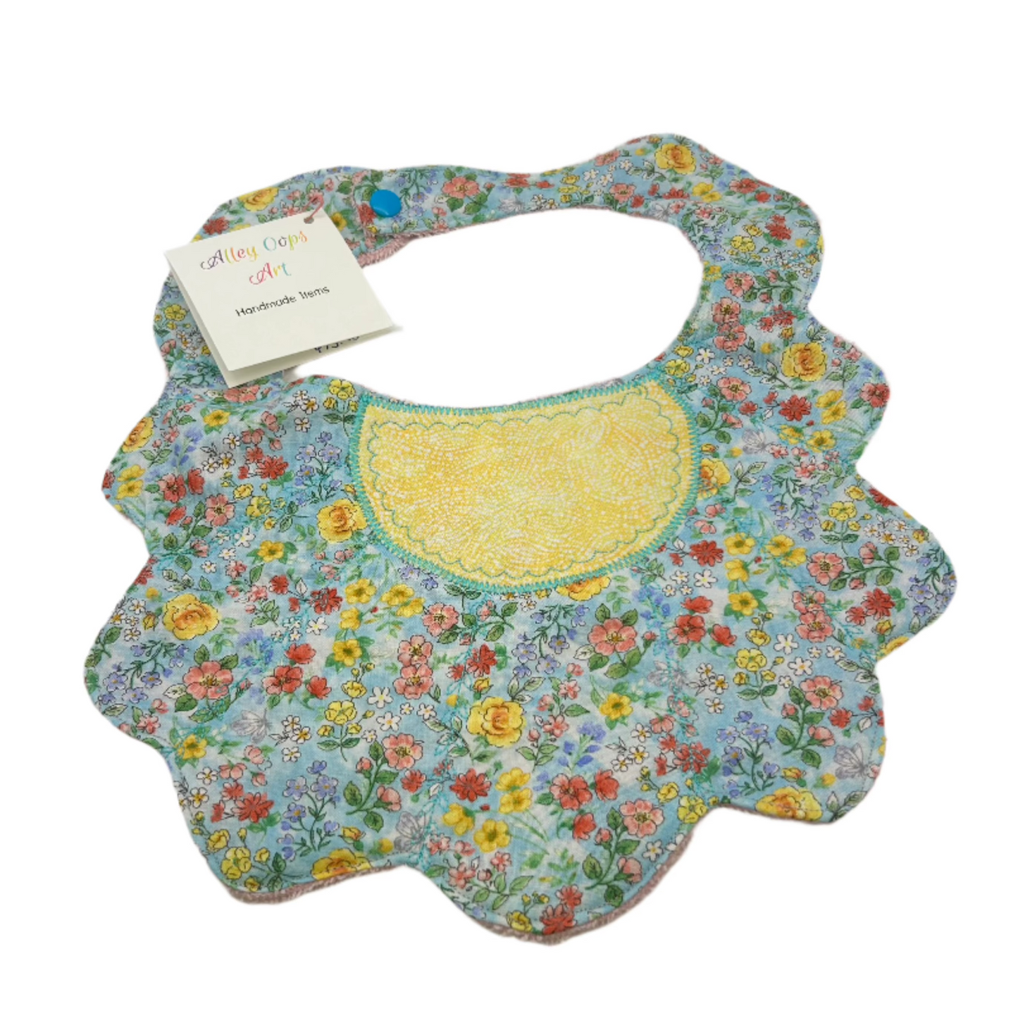 Flowered Bib