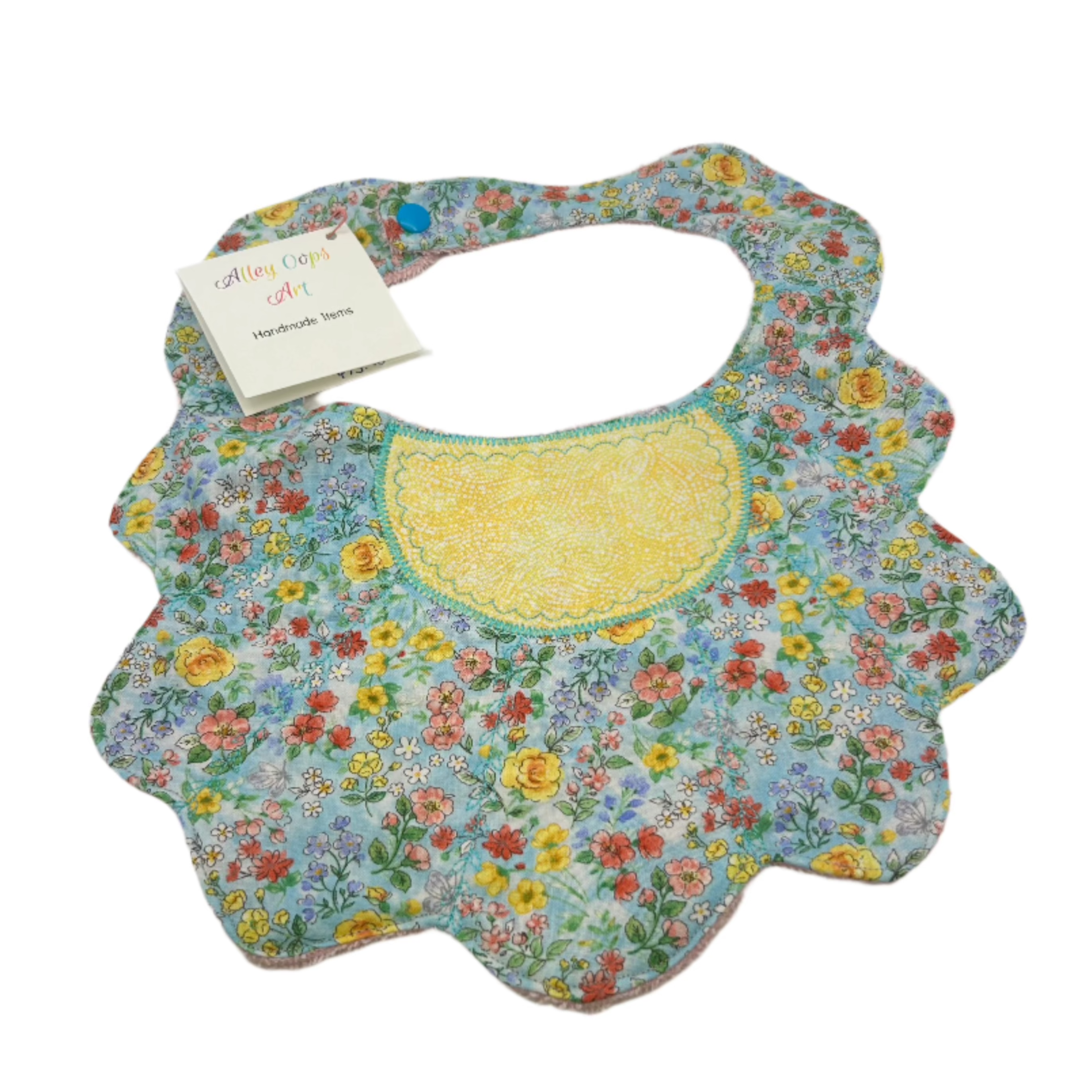 Flowered Bib