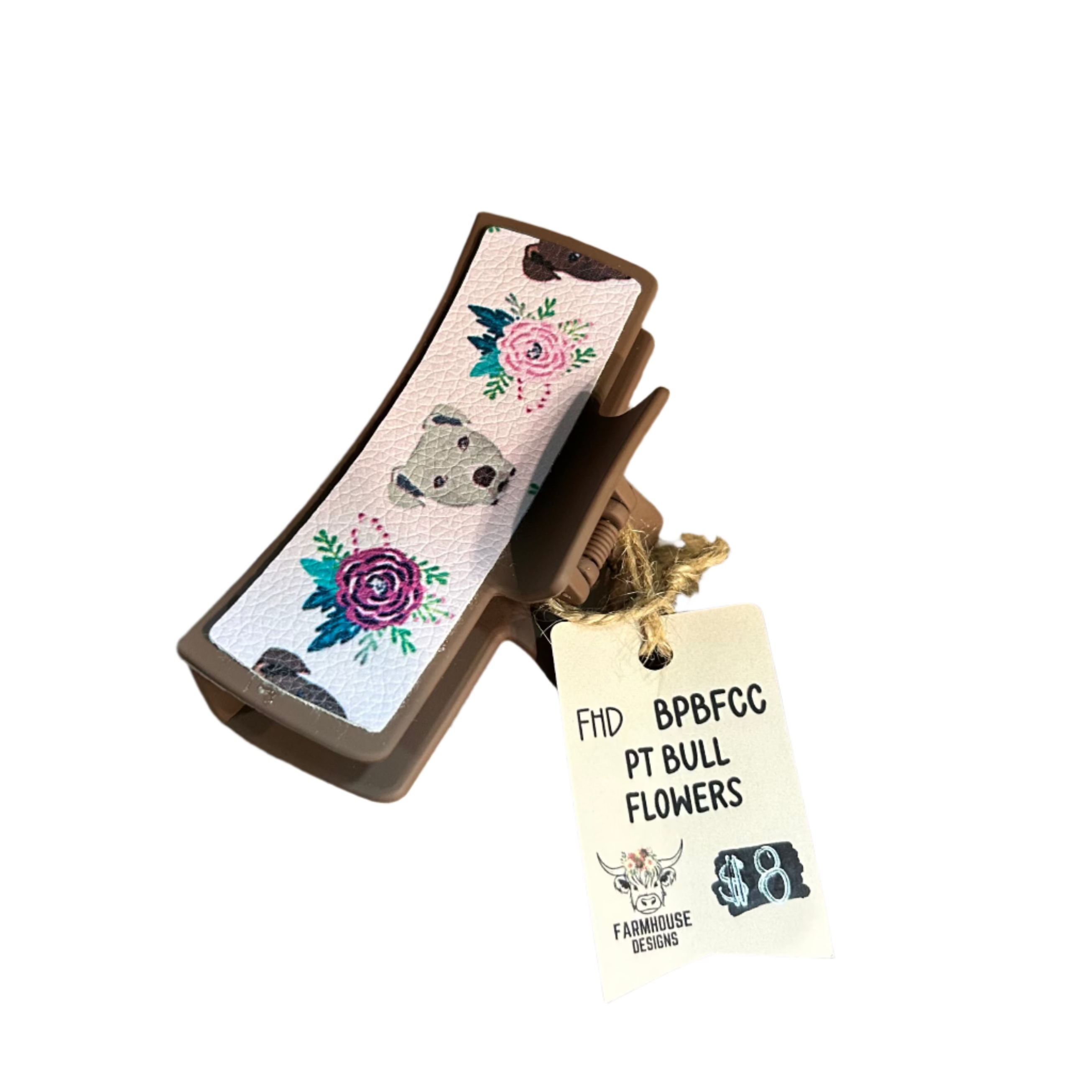Brown Claw Clip