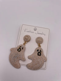 Beaded Halloween Earrings