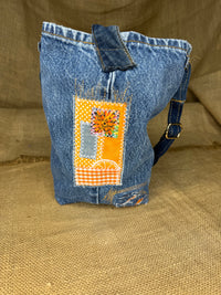 Handmade Denim Patchwork Bag