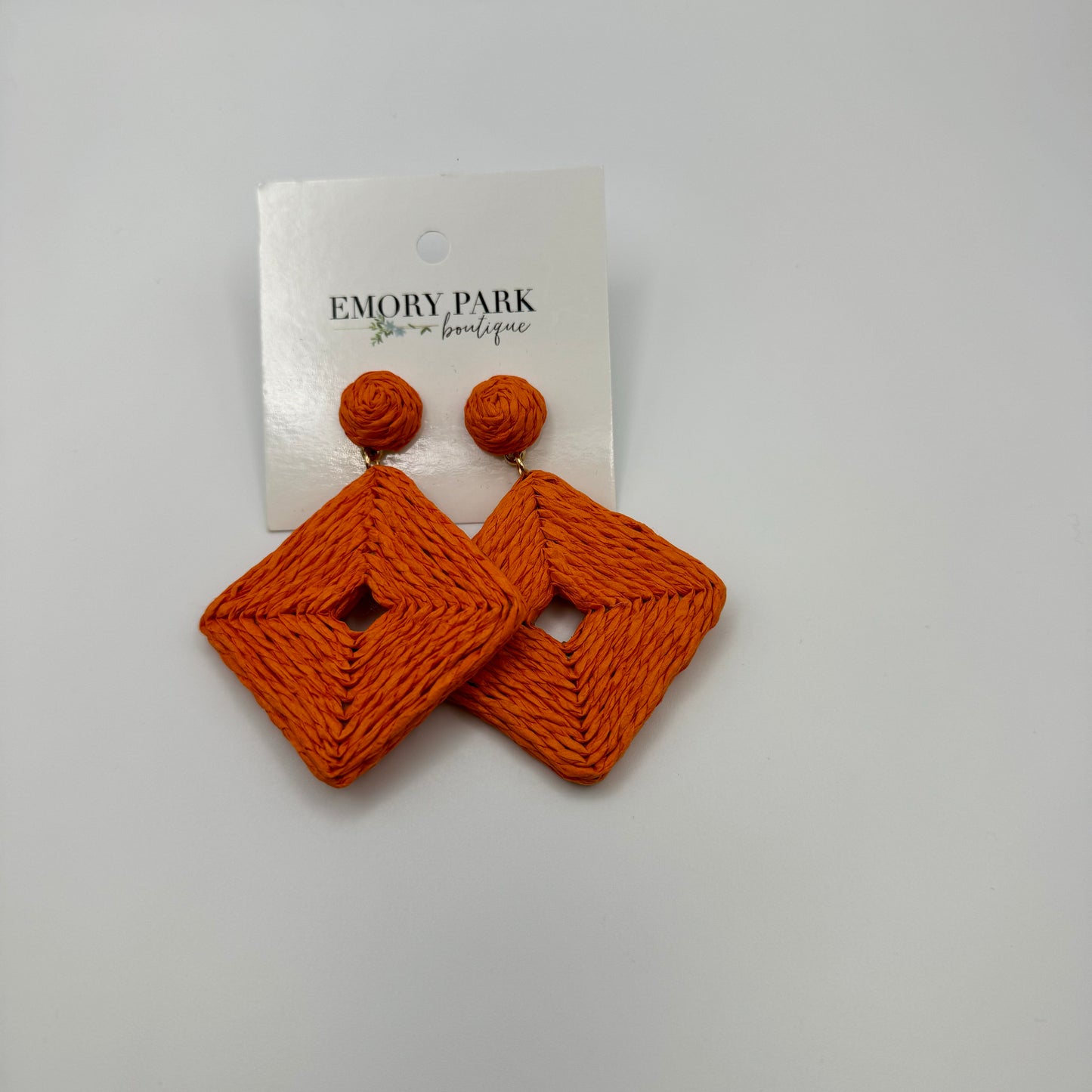 Emory Park Orange Earrings